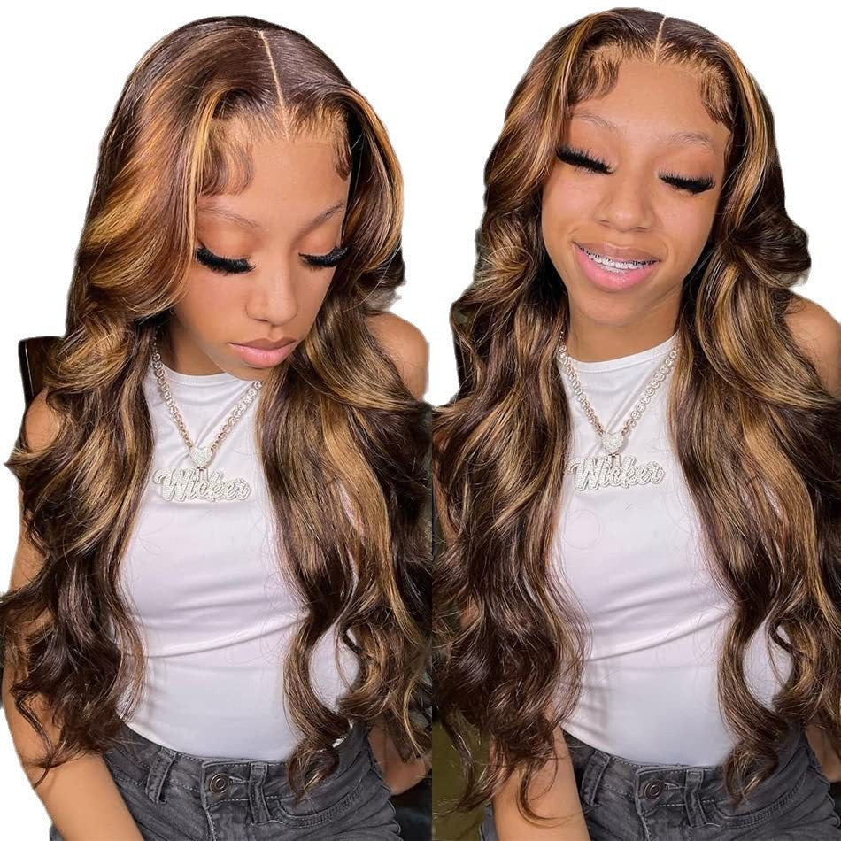 Big Wave Long Curly Lace Wig Head Cover for Elegant Look