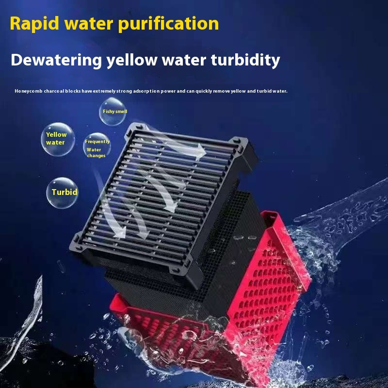 Buy Activated Carbon Honeycomb Cube for Aquarium Water Cleaning
