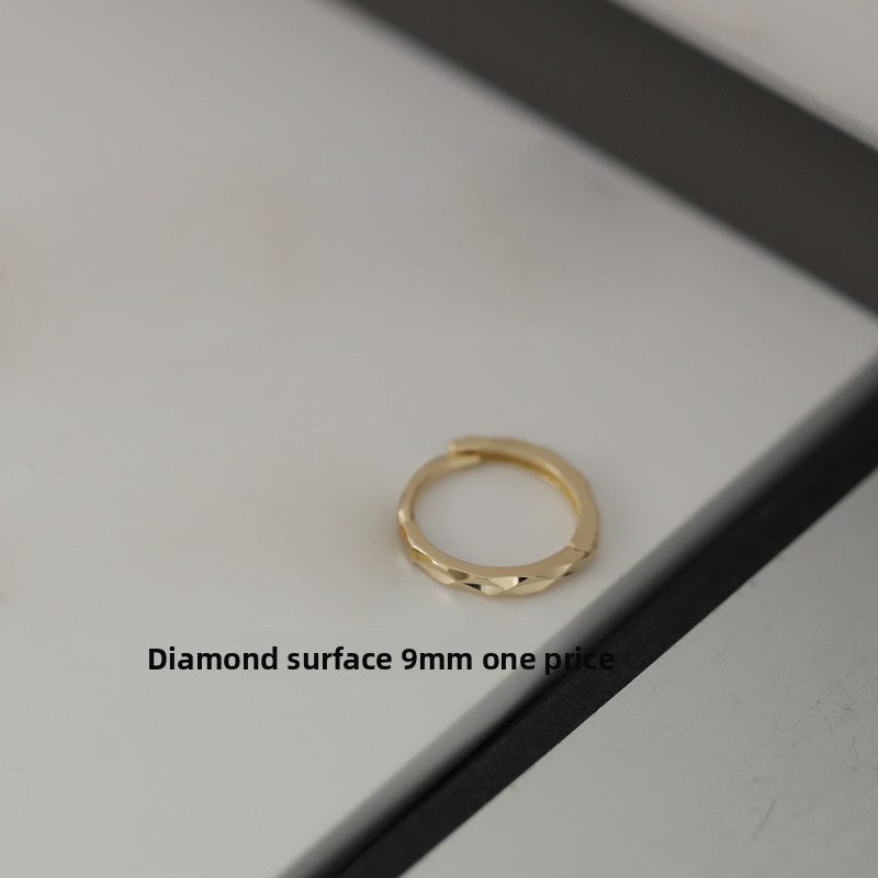 10K Gold Hoop Ear Cuffs
