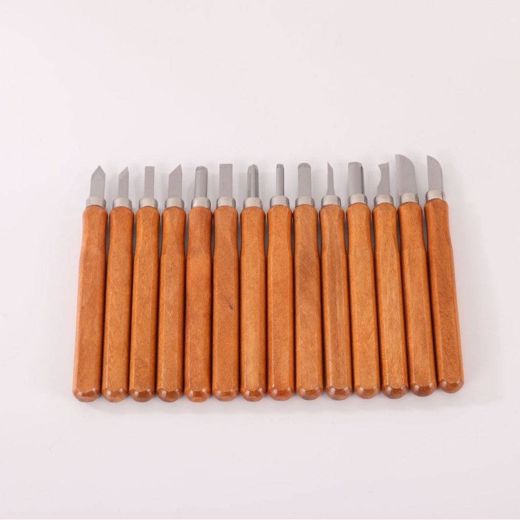 12-Piece Wood Carving Knife Set