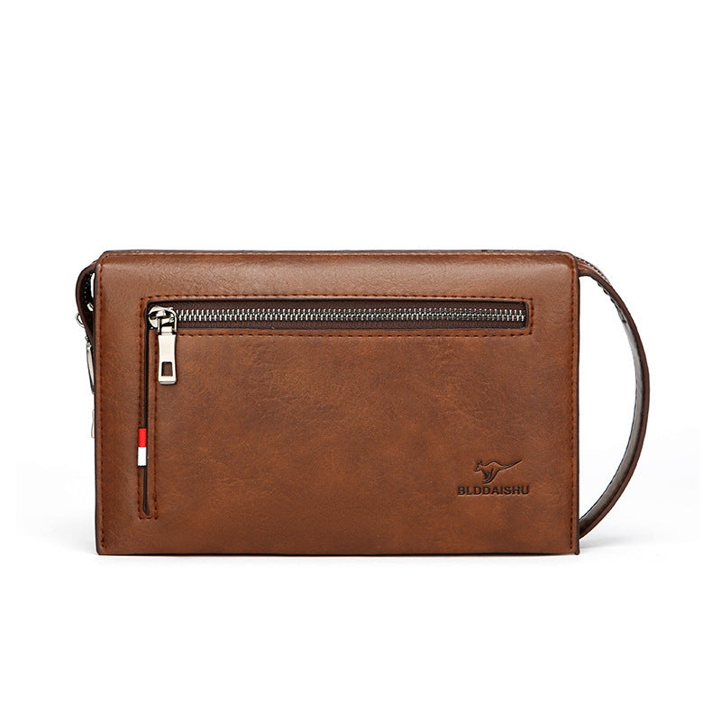 Men’s New Clutch Briefcase Large-Capacity Business Handbag