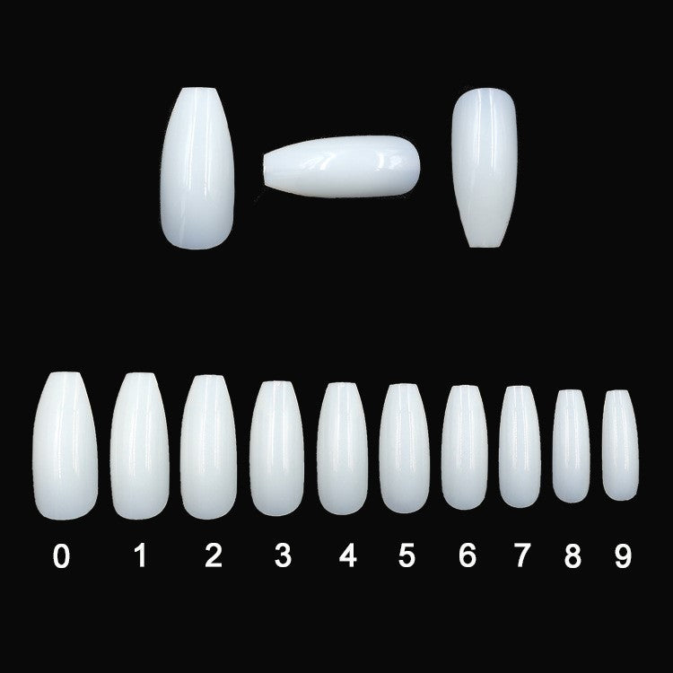 Buy Transparent Natural Fake Nails – 500-Piece Full Nail Set