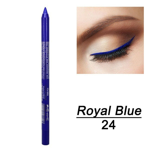 14-Color Waterproof Eyeliner Gel Pen with Pearl Finish
