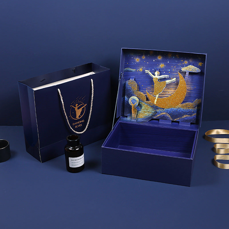 Hand Gift Packaging Box Birthday Gift Bag Customizable Box