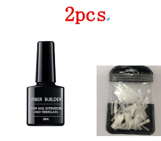 UV Gel Fiber Builder Nail Quick Repair Soak Off Broken Nails