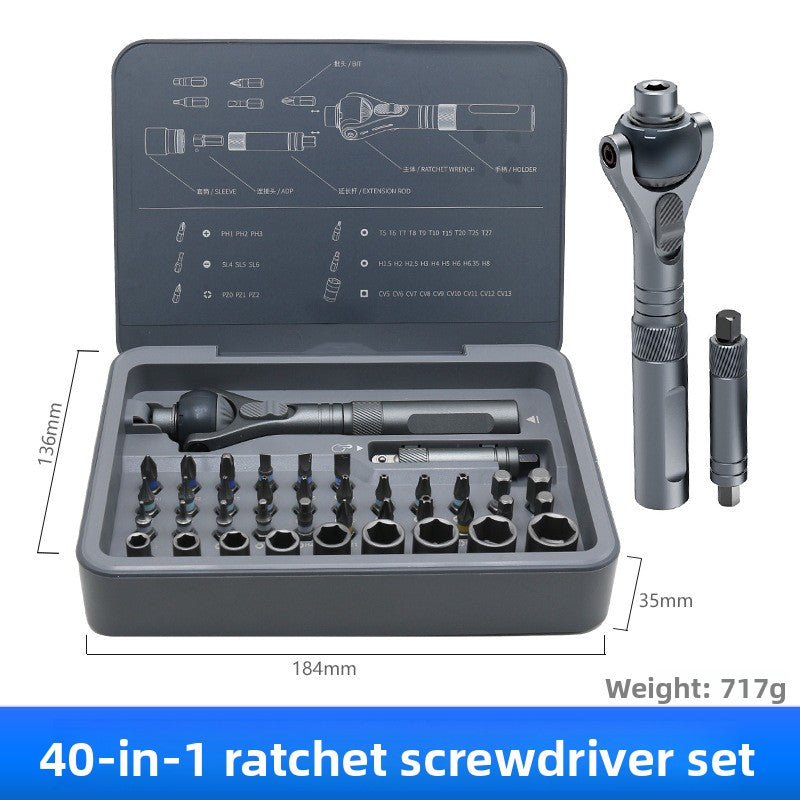 24-in-1 Ratchet Screwdriver Set