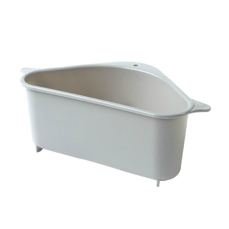 Buy Triangle Kitchen Sink Drain Storage Rack with Sponge Basket