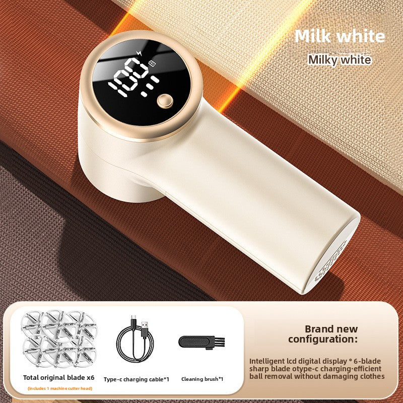 Rechargeable Fabric Shaver Digital Display for Clothes Care