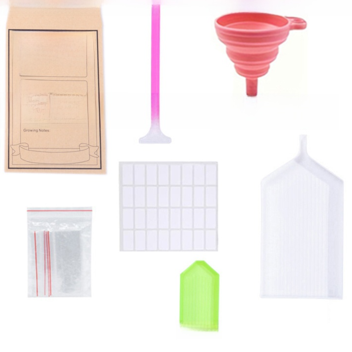 30-Slot Diamond Painting Storage Container with Tools