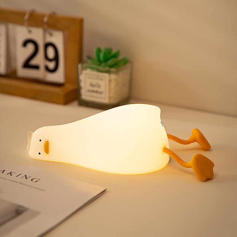 Cute Rabbit LED Night Light Touch Sensor Kids Bedside Lamp