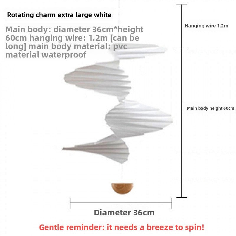 3D Airflow Hanging Decoration Rotating Wind Chime