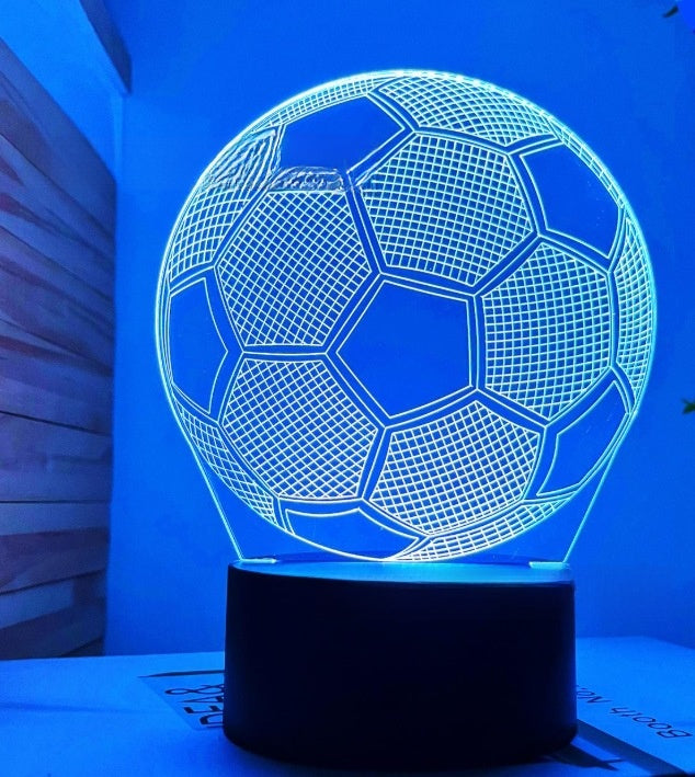 3D nightlight Football Club team logo