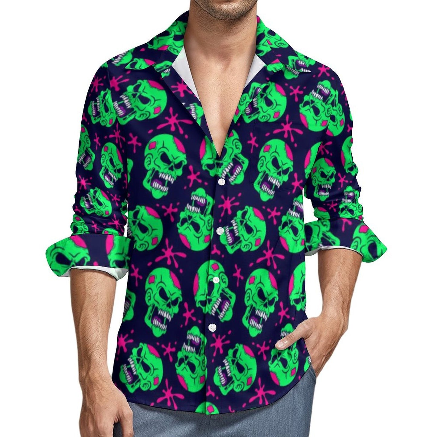 3D Printed Skull Beach Shirt