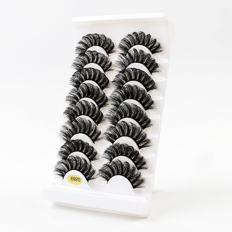 3D Voluminous False Eyelashes 8-Pair Set