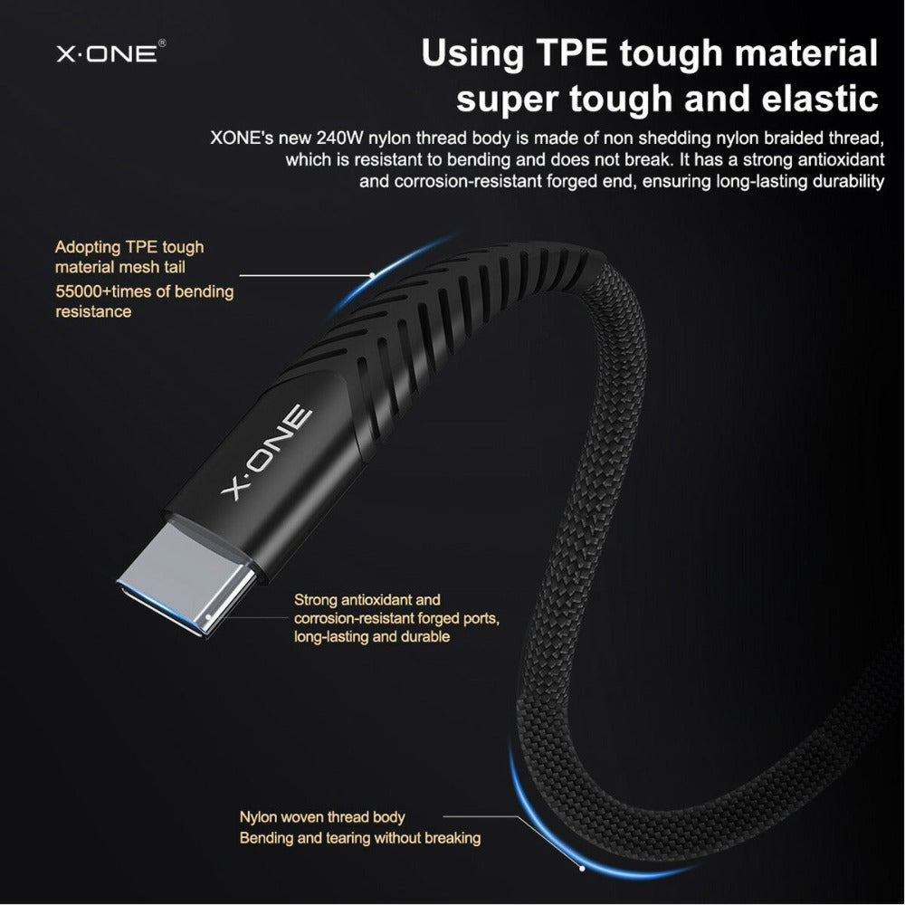 240W Dual Type-C Fast Charging Cables
