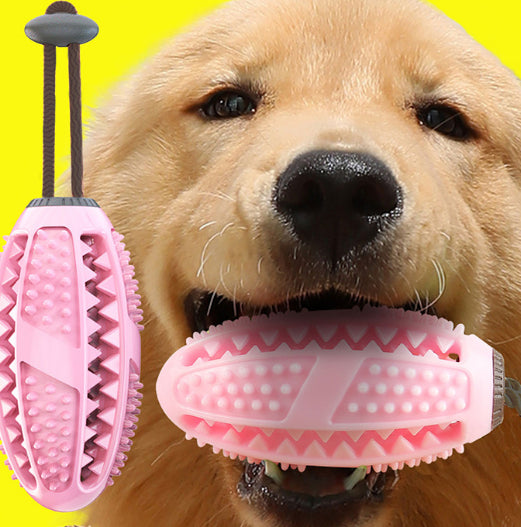 Silicone Suction Cup Tug Dog Ball Toy for Chewing & Cleaning