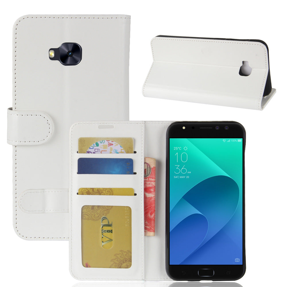Crazy Horse Leather Wallet Case – Premium Protection & Style