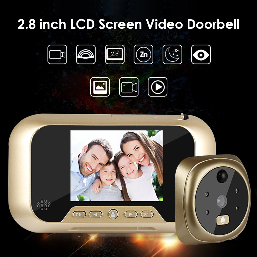 Buy Video Doorbell – 2.8-Inch LCD with Infrared Night Vision