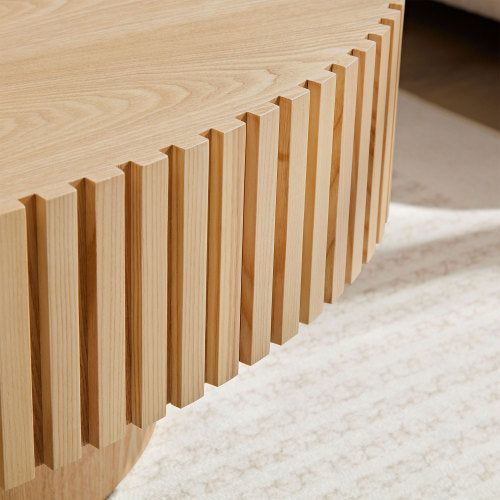 Modern Handmade Drum Coffee Table – Stylish & Unique Design