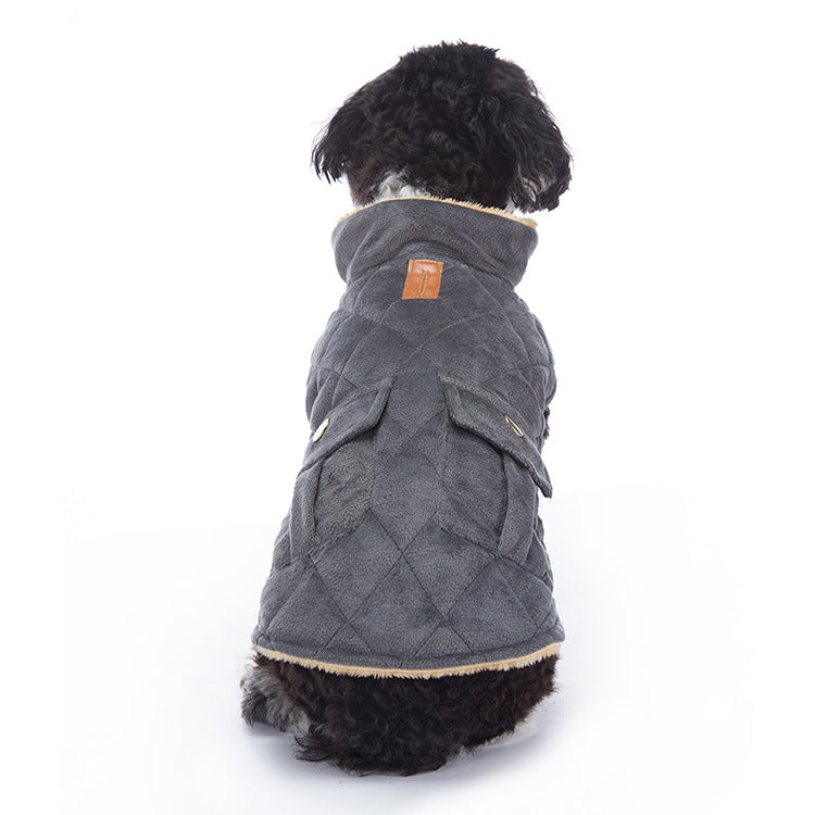 Winter Cashmere Pet Jacket Cozy and Warm Clothes for Pets