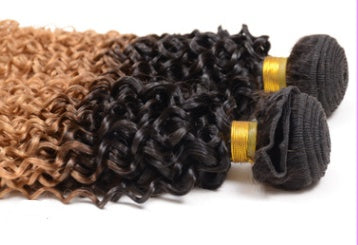 Real Human Hair Extensions Gradient Human Hair Wig for Style
