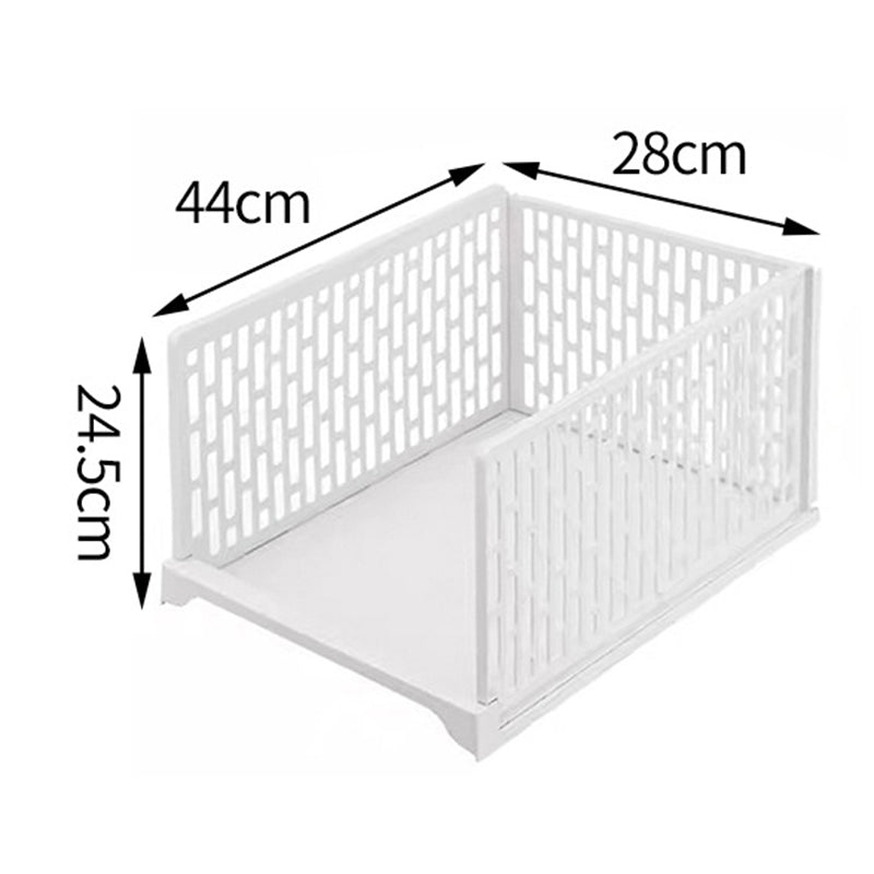 Wardrobe Storage Box Layered Partition Organizer for Clothes