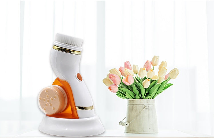 Electric Facial Cleansing Brush for Deep Cleaning and Exfoliation