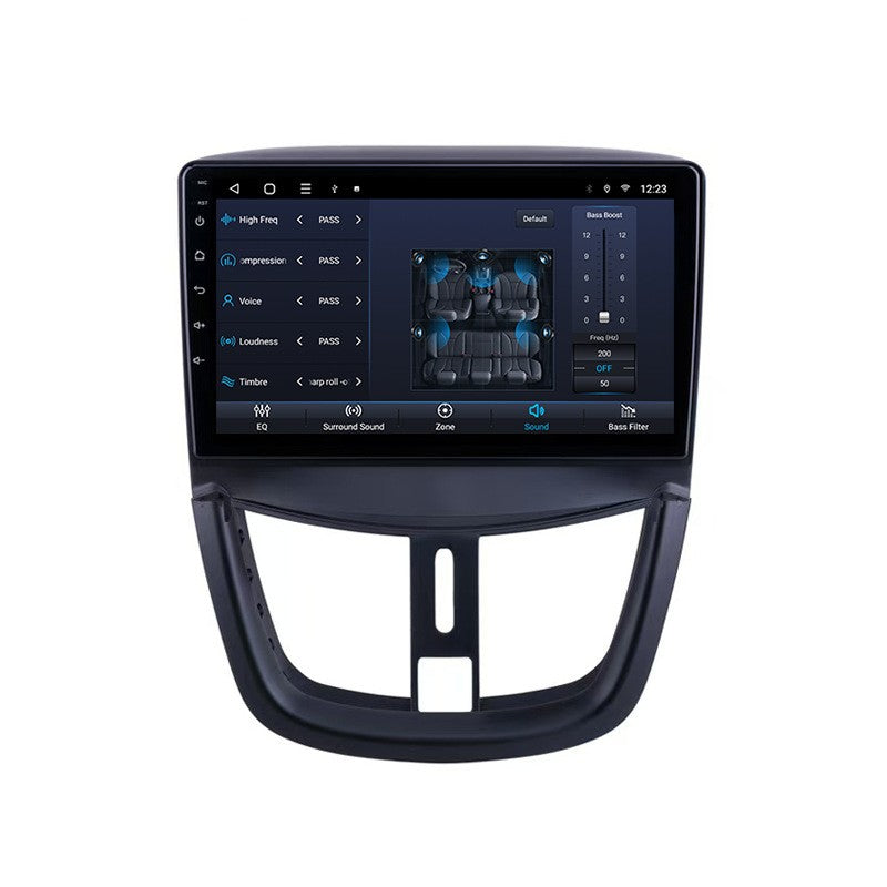Large Screen Android Unit for Peugeot 207 Car Entertainment