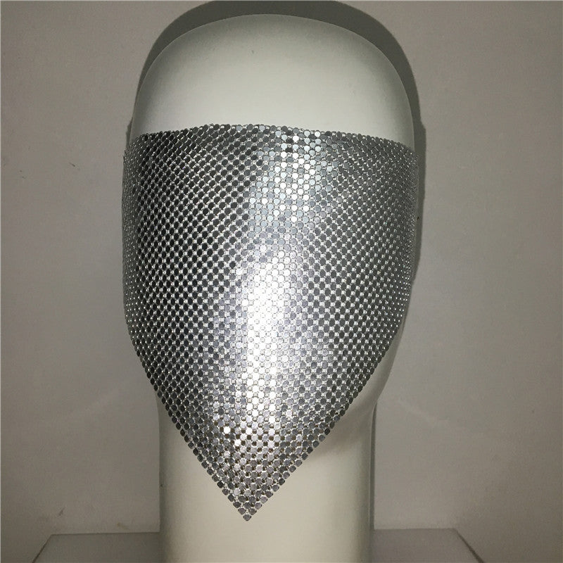 Buy Personality Trend Accessories Rhinestone Mask – Stylish Look