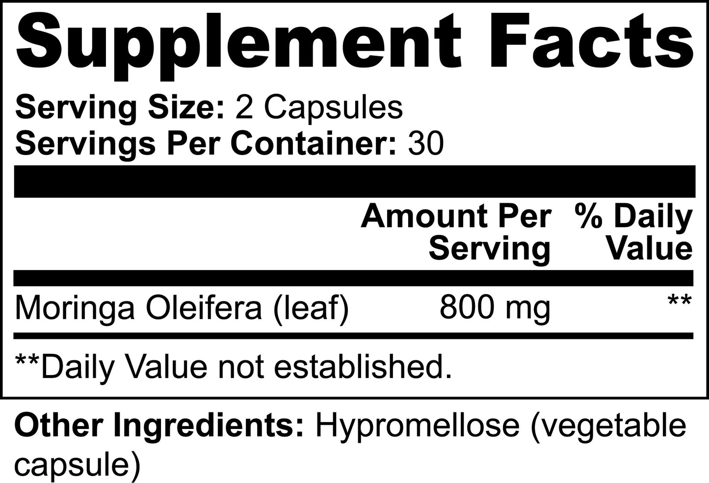 Premium Moringa – Pure Nutrient-Rich Superfood for Energy