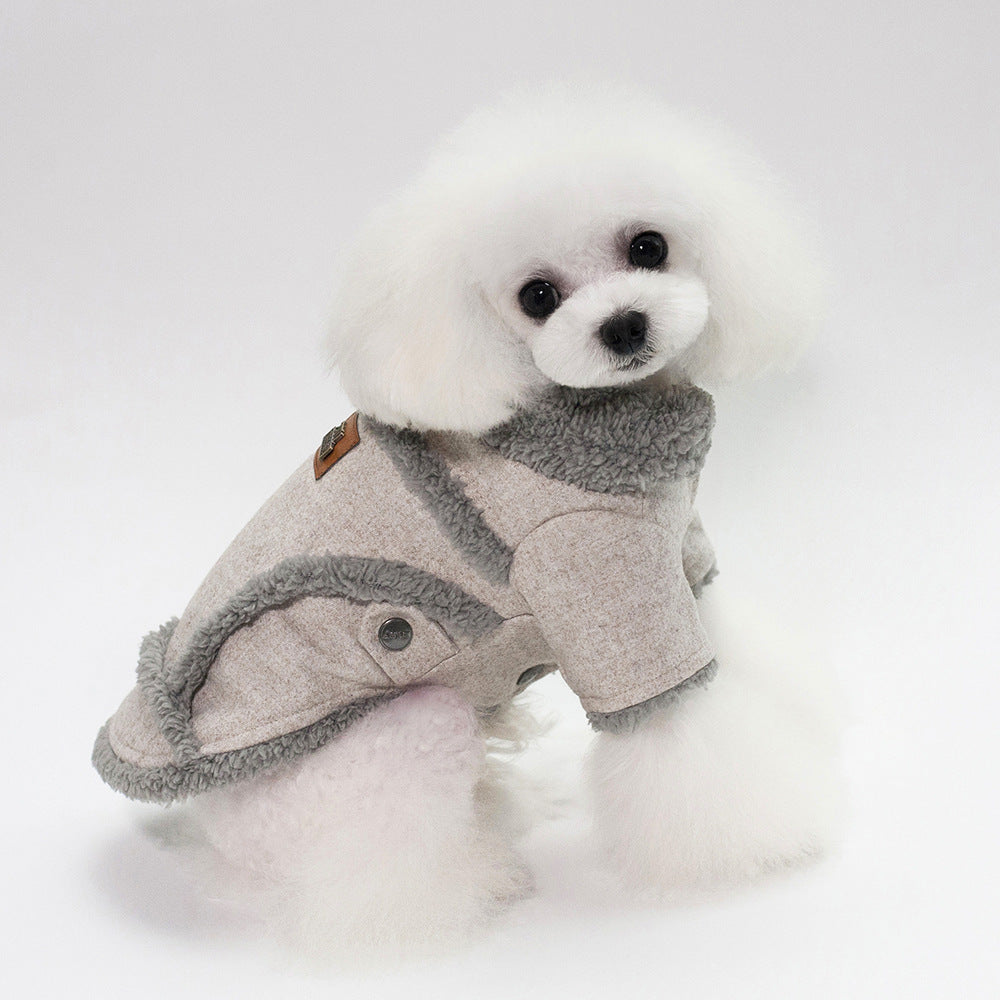 Buy Thick Warm Dog Coat for French Bulldog Winter Pet Clothes
