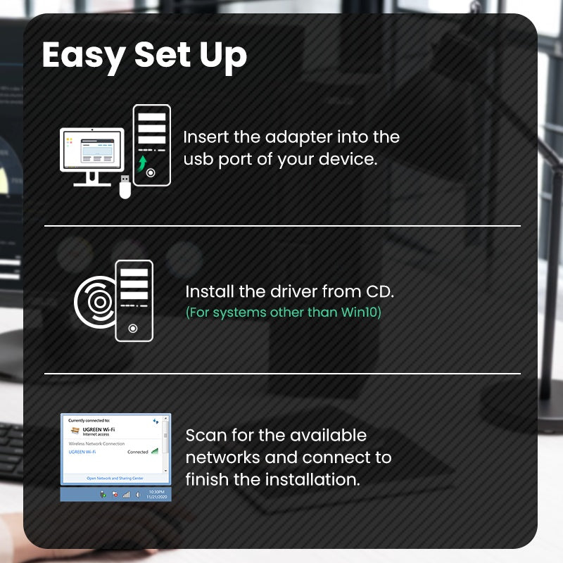 Buy USB Wireless Network Card – Fast & Reliable Wi-Fi Receiver