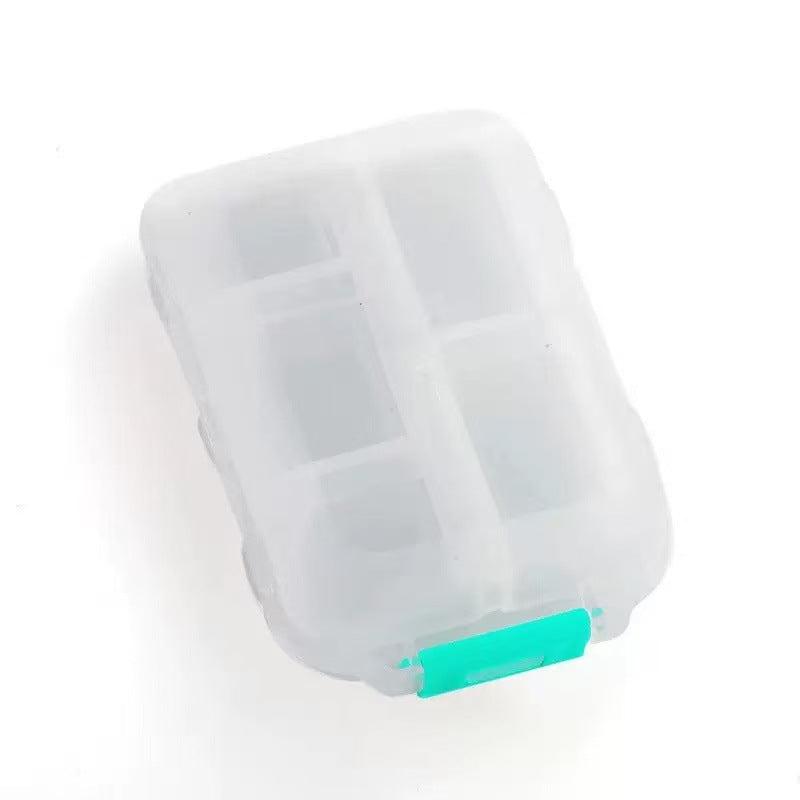 Portable Double Layer Pill Organizer Box for Daily Storage