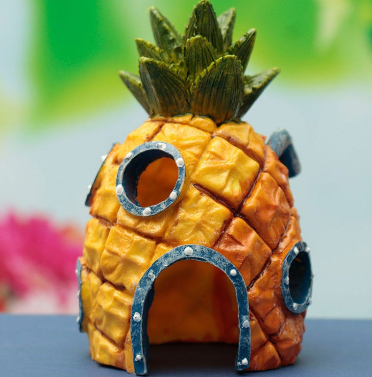 Buy Pineapple House for Aquarium Fish Tank Decorative Ornament