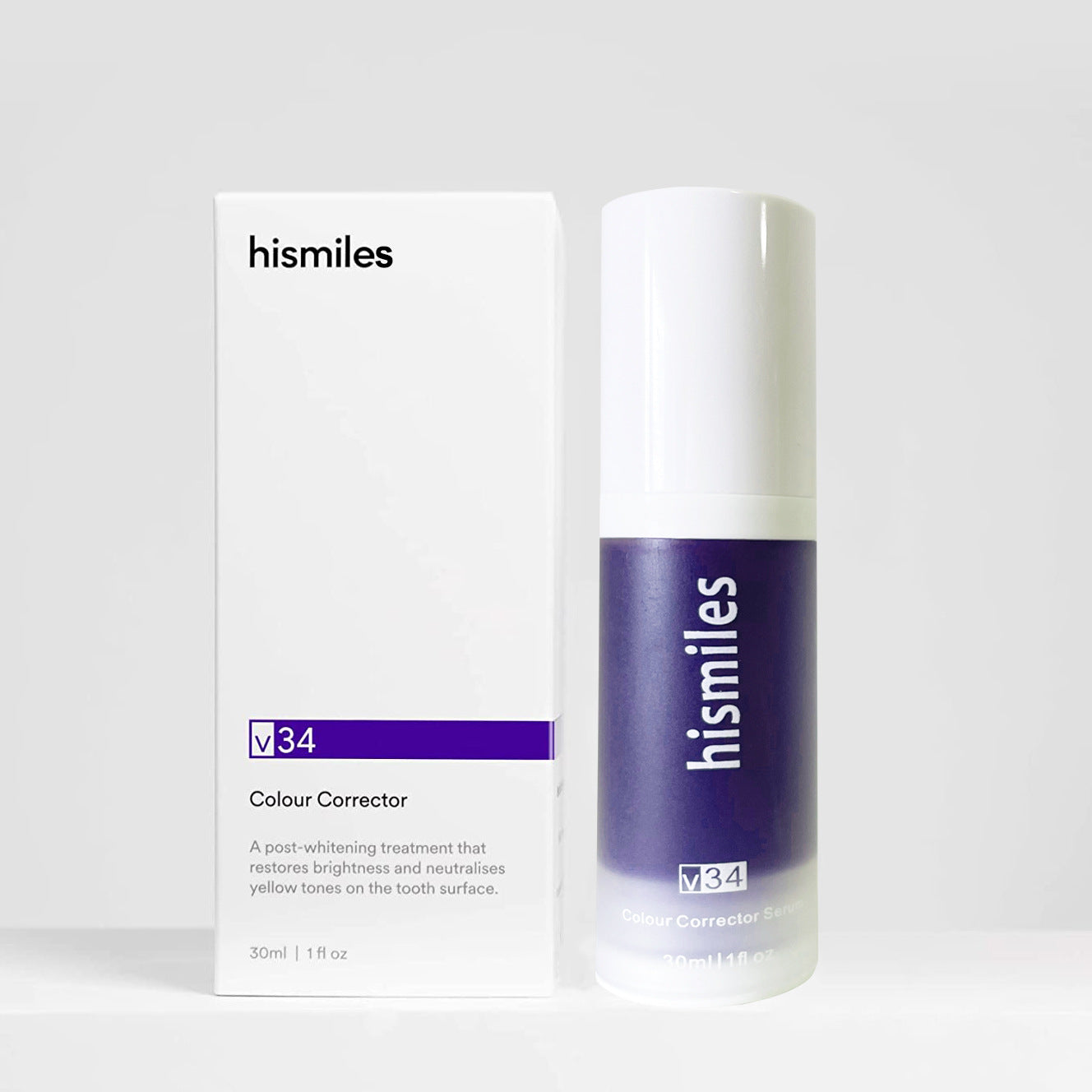 Hismiles V34 Purple Mint Toothpaste for Bright Teeth