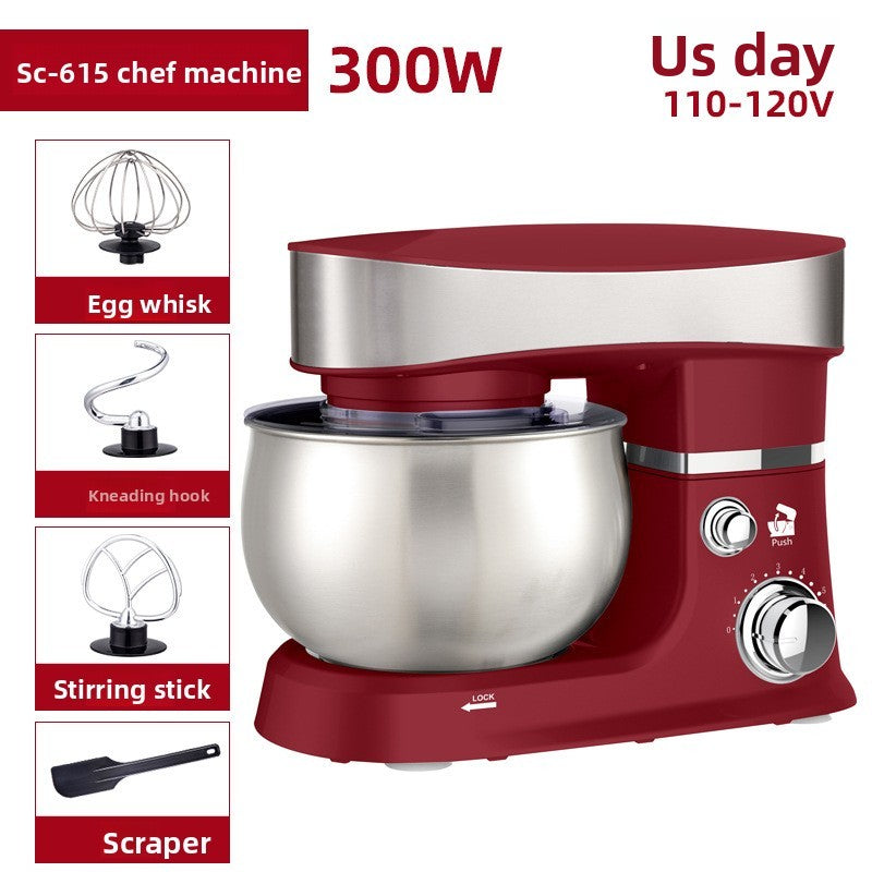 Multi-functional 3L Stand Food Mixer with Dough Hook