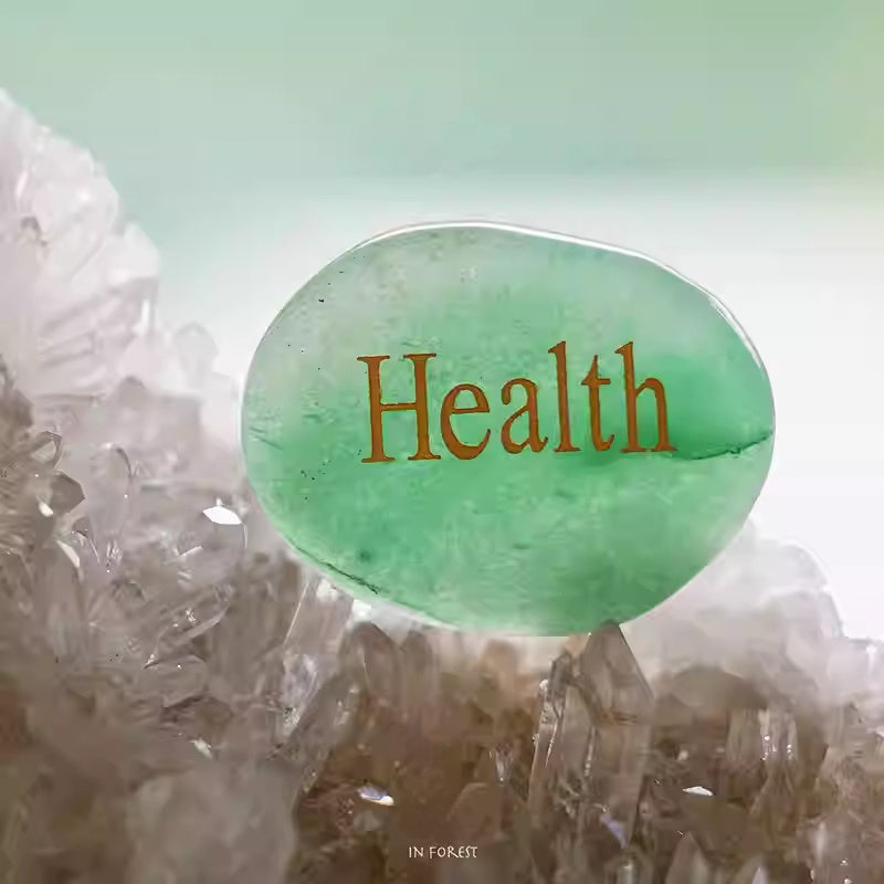 Crystal Agate Palm Stone – Natural Mineral Power Energy Stone