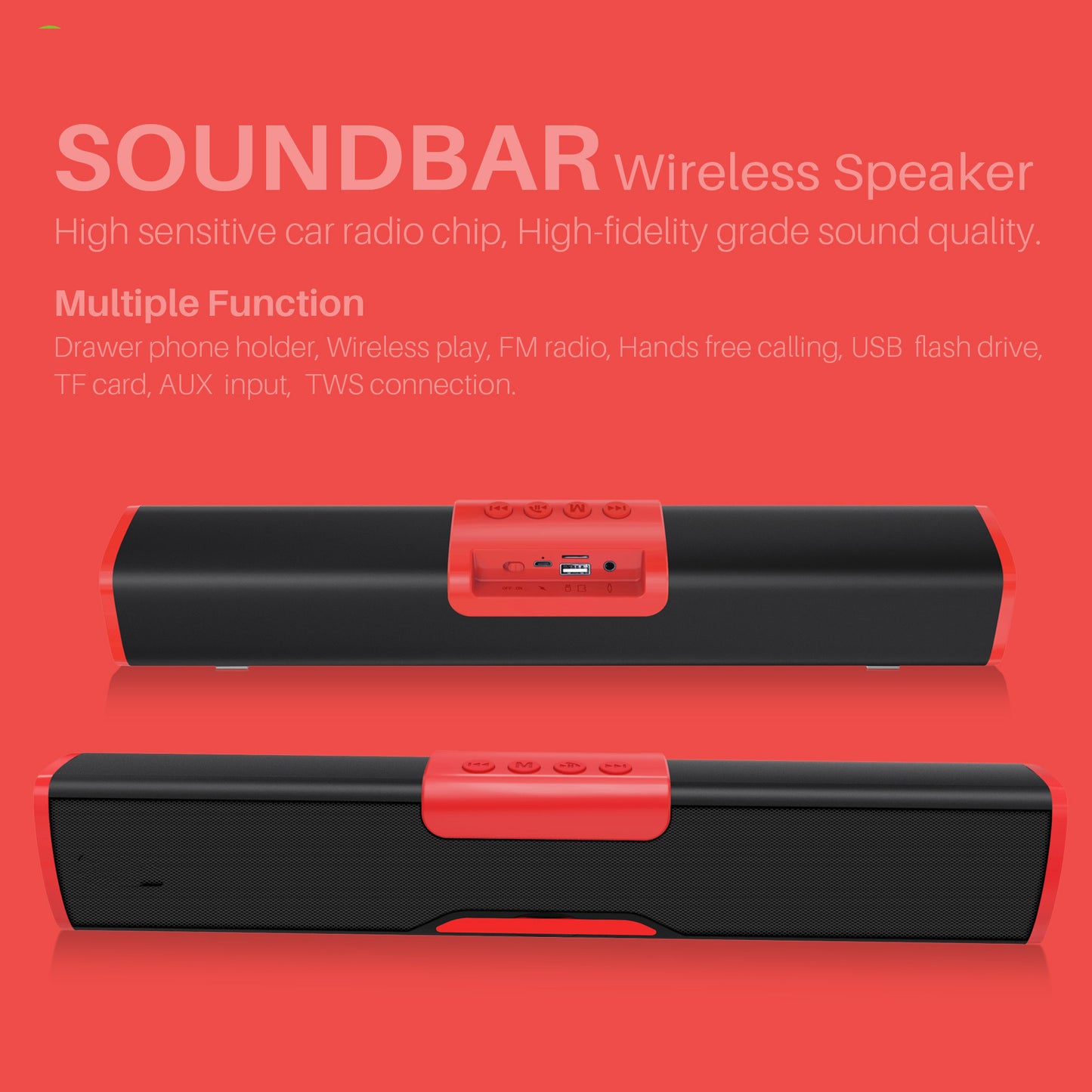Wireless Bluetooth Speaker – Portable Card‑Insertion Design