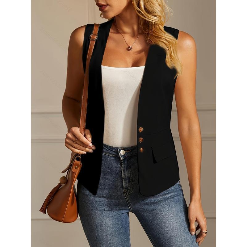 Off-White Striped Linen Top for Women Loose-Fitting & Casual