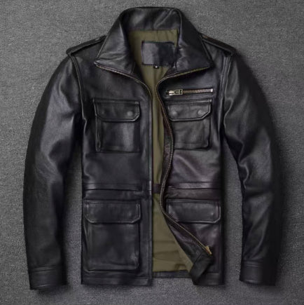 Autumn & Winter Workwear Leather Jacket for Men Classic Style
global-swanky 3