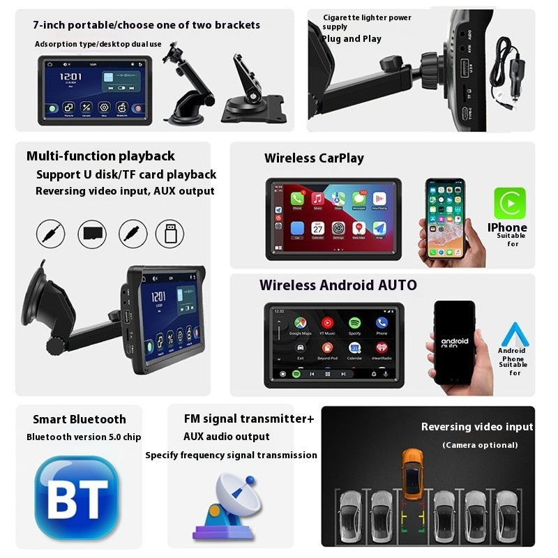 Car Navigator Player with Central Control Screen Display System Global swanky 3