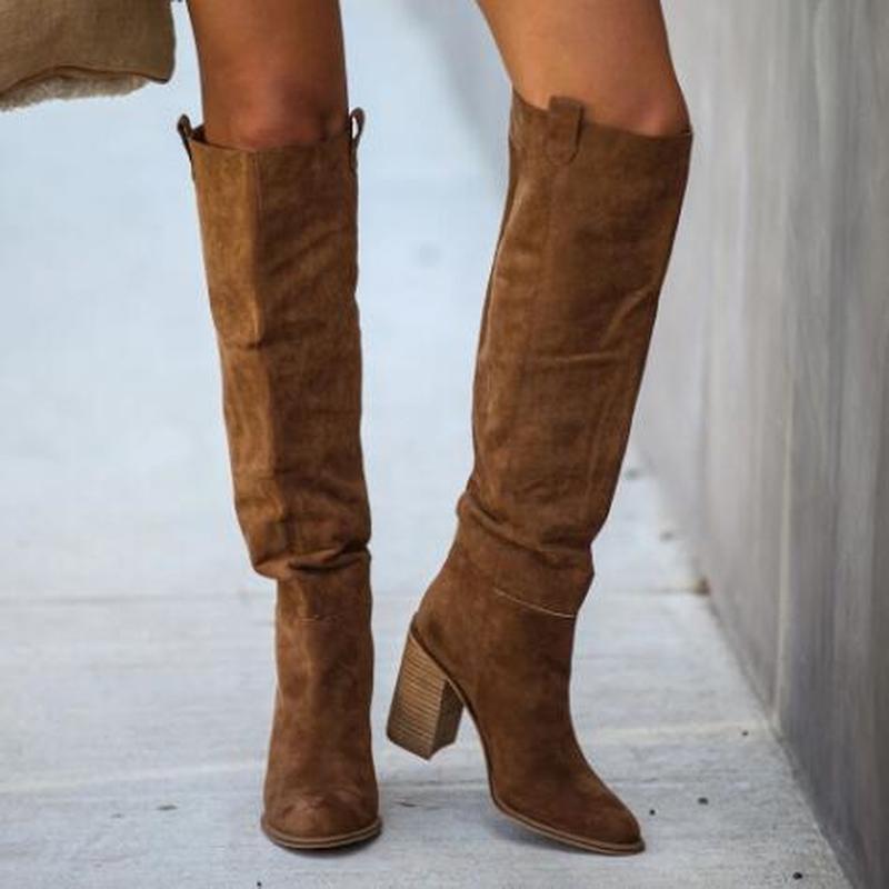Womens High Boots for Stylish Winter Daily Comfort Wear Use global swanky 3