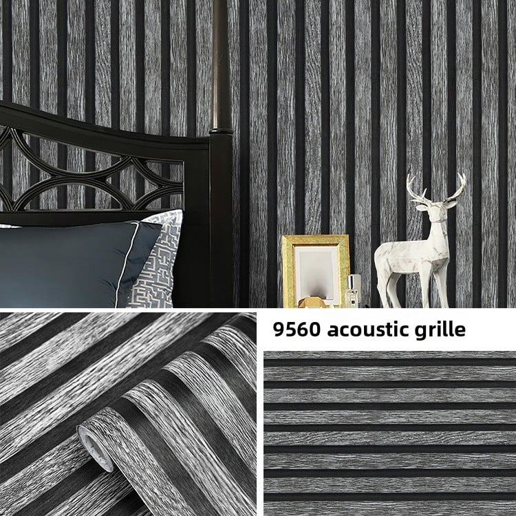 Imitation Grille Background Wall Wallpaper for Home Decor