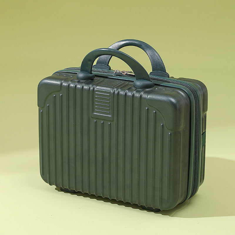 A 14-inch mini hand-held cosmetic case