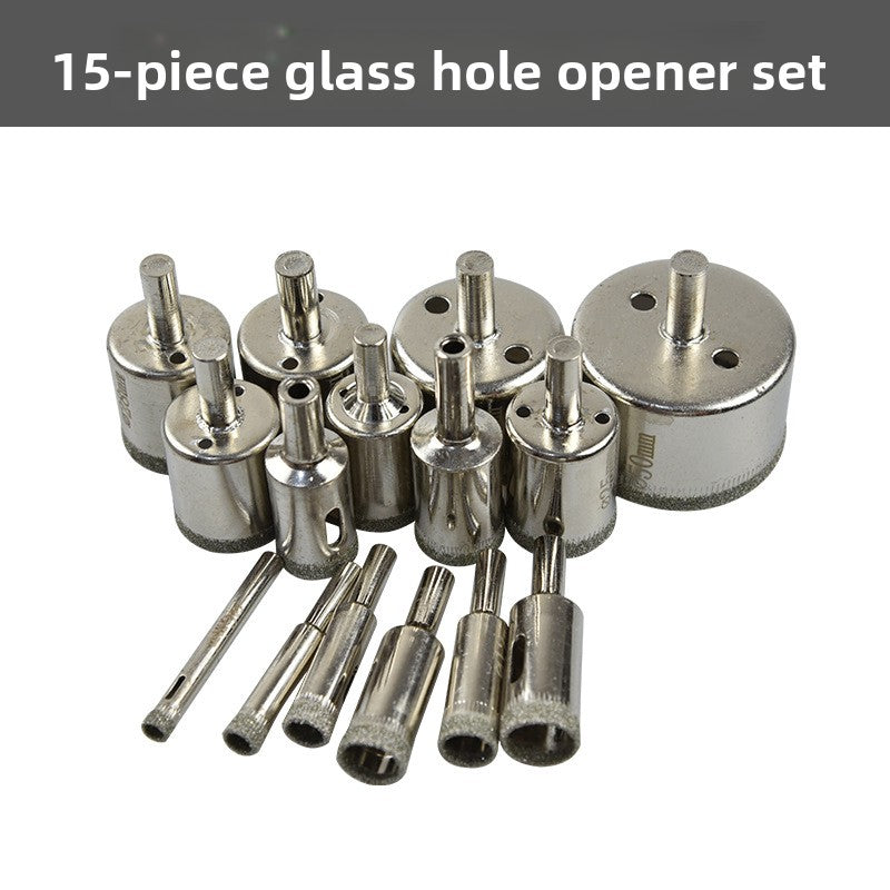 A 15-piece set of hole-making machine