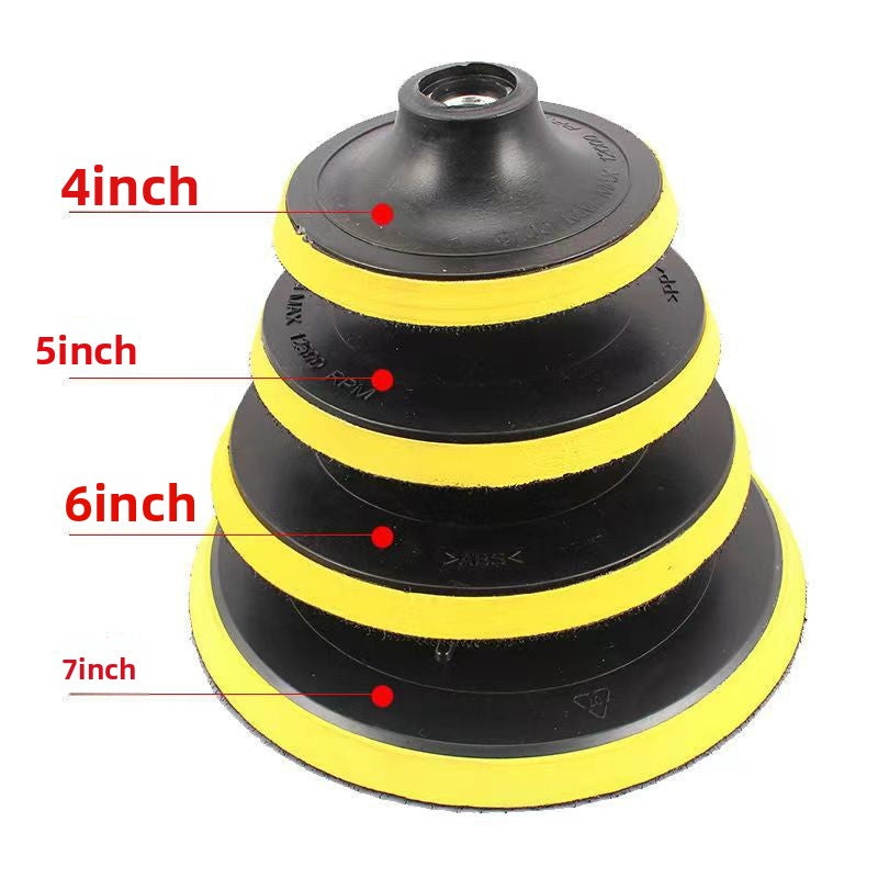 A covered accessory polishing disc