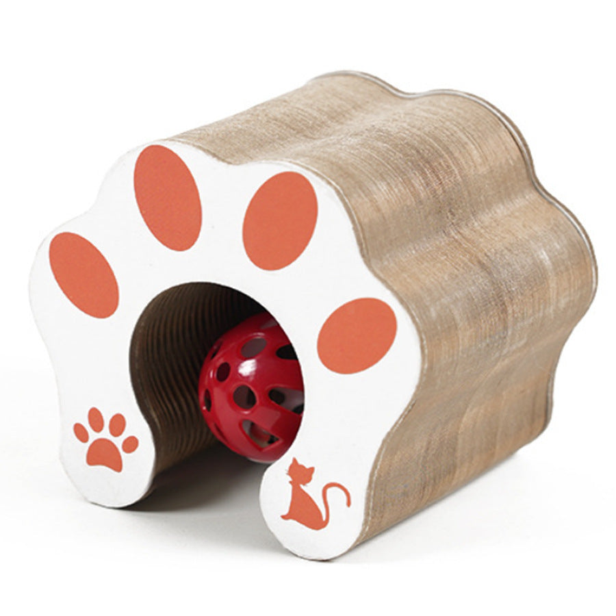Accordion cat scratching board