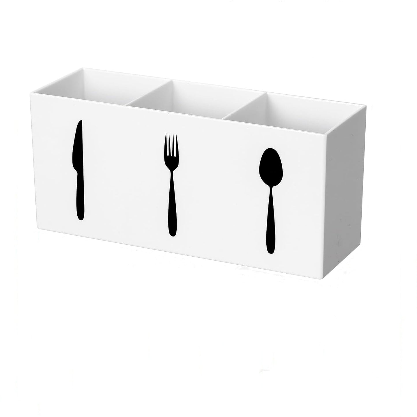 Acrylic Desktop Storage Box for Cutlery and Stationery