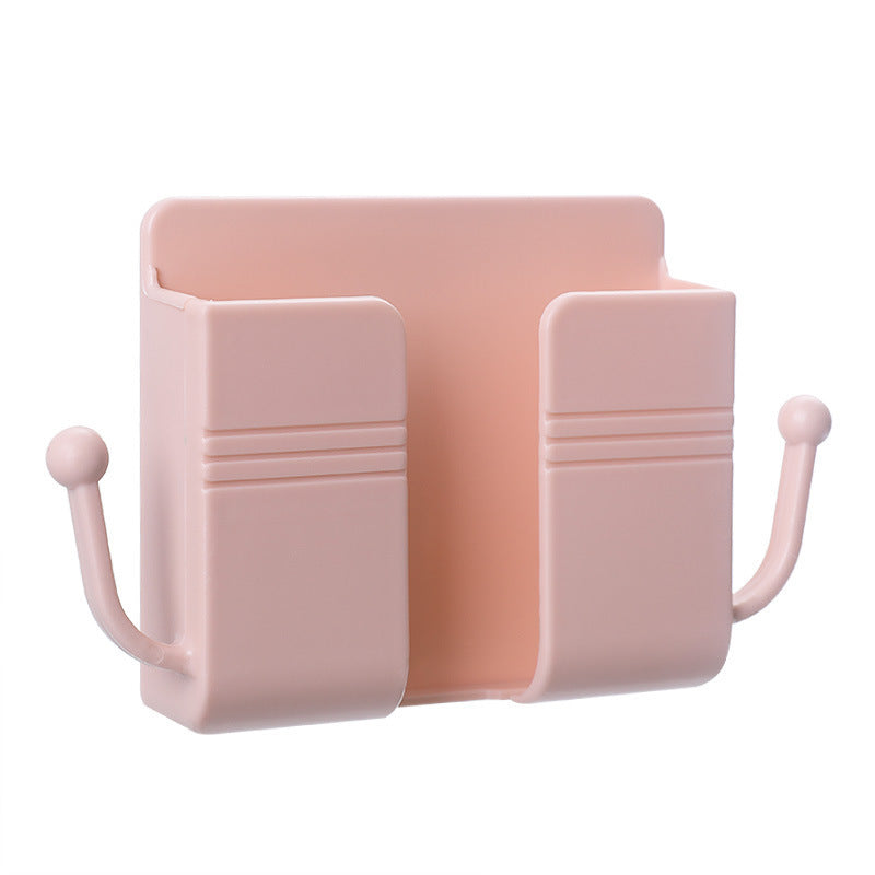 Adhesive phone charging stand