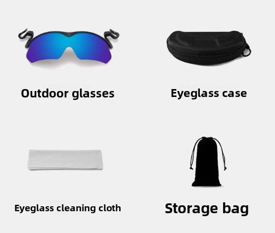 Adjustable Clip-On Polarized Sunglasses for Outdoor Activities